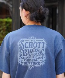 Schott/SS T－SHIRT IRON PLATE/アイアンプレート Tシャツ/505992863