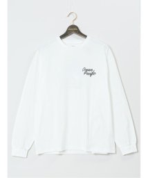 GRAND-BACK(グランバック)/【大きいサイズ】オーシャン パシフィック/Ocean Pacific 水陸両用 クルーネック長袖Tシャツ  メンズ Tシャツ カットソー カジュアル インナー /ホワイト