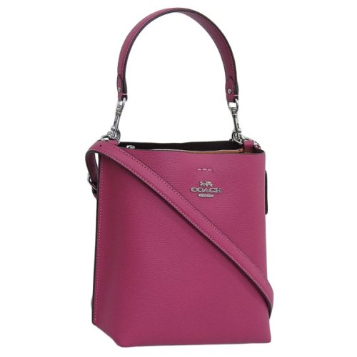 COACH(コーチ)/COACH コーチ MOLLIE BUCKET BAG 22 モリー バケット バッグ ハンド バッグ 斜めがけ ショルダー バッグ 2WAY レザー/ピンク