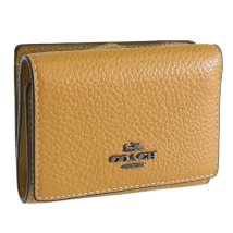 COACH/COACH コーチ MICRO WALLET マイクロ ウォレット 三つ折り 財布 レザー/505993011