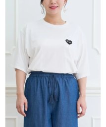 Re-J＆SUPURE/【接触冷感】ハートワッペンTシャツ/505993410