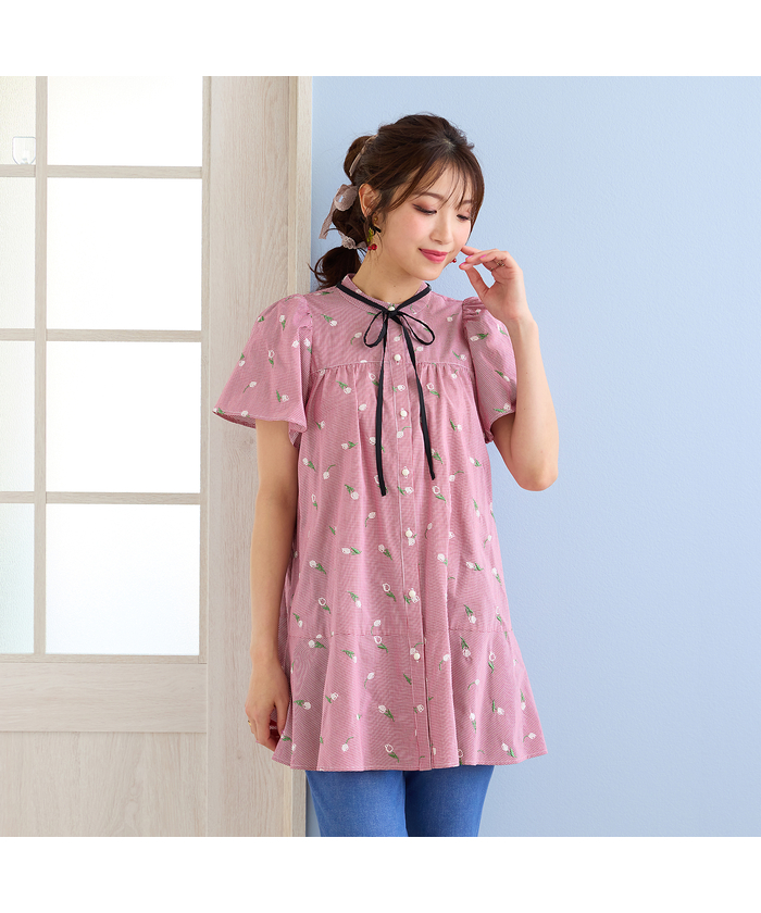 レッド系｜シャツ・ブラウス｜Rose Tiara(ローズティアラ)｜阪急百貨店