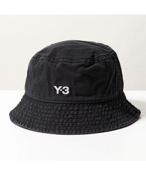 Y-3(ワイスリー)/Y－3 バケットハット IX7000 コットン ロゴ刺繍/ブラック