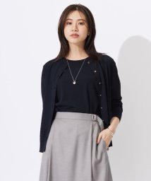 J.PRESS LADIES（LARGE SIZE）/【洗える】レーヨンエリートストレッチ 編み柄 カーディガン/505994216