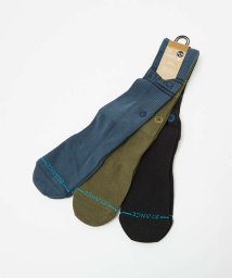 5351POURLESHOMMES(5351POURLESHOMMES)/【STANCE/スタンス】 BASIC3PACK CREW＋ 靴下/カーキ
