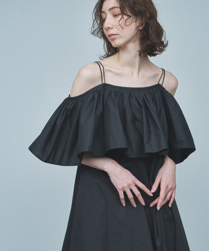 HERITANOVUM】ラッフルドレス（Rosaria Lace Dress ケミカル
