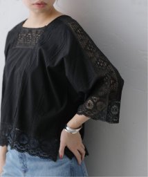 La Totalite(ラ　トータリテ)/【ne Quittez pas/ヌキテパ 】CAMBRIC*LACE TOP/ブラック