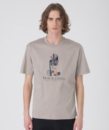 BLACK LABEL CRESTBRIDGE(BLACK LABEL CRESTBRIDGE)/ブリティッシュモチーフグラフィックTシャツ/ベージュ