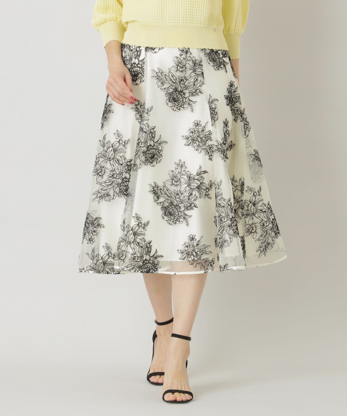 アートフラワー刺繍 スカート(505971320)｜阪急百貨店公式通販サイト