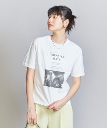 BEAUTY&YOUTH UNITED ARROWS(ビューティーアンドユース　ユナイテッドアローズ)/コットン ロゴプリント Tシャツ/WHITE