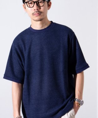 GLOSTER/【GLOSTER/グロスター】サマーハニカム クルーネックプルオーバーTシャツ リンガー/505972771