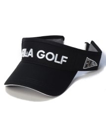 FILAGOLF(フィラゴルフ（メンズ）)/FILA GOLF　柔らかツバサンバイザー/ブラック