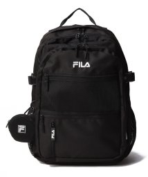 FILA（Bag）(フィラ（バッグ）)/メッシュミニポーチ付スクールリュック/ブラック
