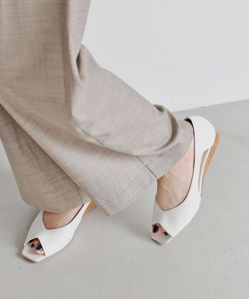 バタフライカット スクエア オープントゥ パンプス 人気・おすすめ｜使いやすい・旅行におすすめ 品質保証 全国発送 日本国内発送・最短翌日お届け