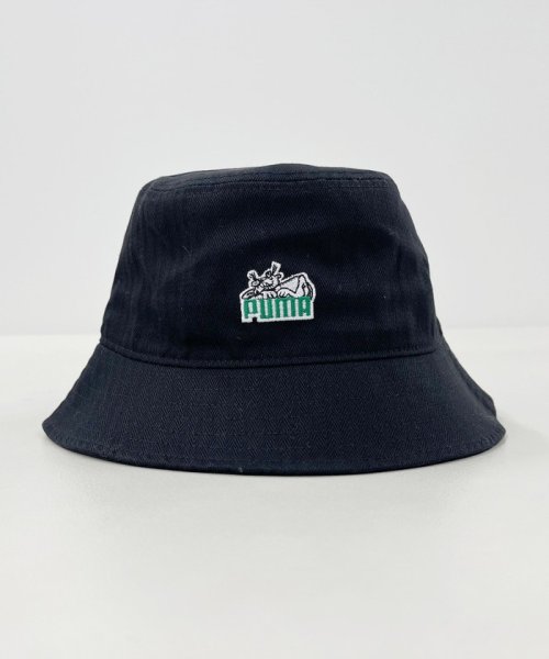 fredy emue(フレディエミュ)/【PUMA/プーマ】刺しゅうバケットハット/ブラック