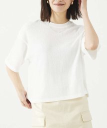 abahouse mavie(ａｂａｈｏｕｓｅ　ｍａｖｉｅ)/楊柳Tシャツ/ホワイト