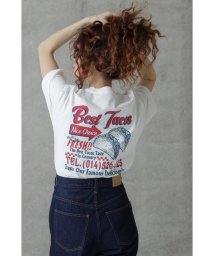 ROSE BUD(ローズバッド)/タコスショップTシャツ/ホワイト