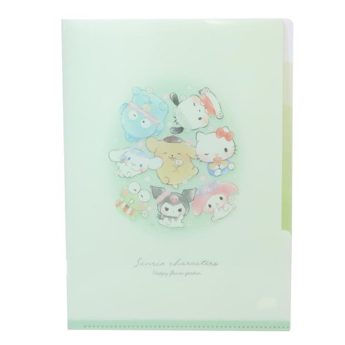 サンリオキャラクターズ ポケットファイル 5インデックスクリアファイル A4 ゆるっとお花畑 新入学 サンリオ カミオジャパン 新学期準備文具 かわいい キャラ 人気・おすすめ｜使いやすい・旅行におすすめ セール中 全国発送 即出荷モデル
