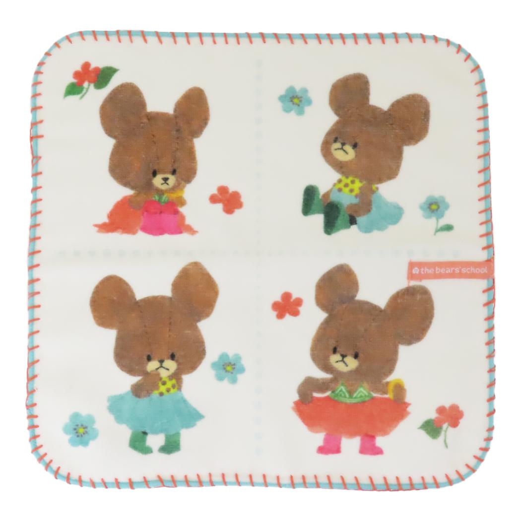 ☆SALE☆maffonぷかぷかごまちゃんパッチハンカチ＊ドットfuwara 