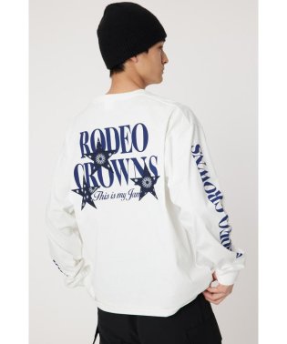 RODEO CROWNS WIDE BOWL/メンズバンダナスターアップリケL/S Tシャツ/505994867