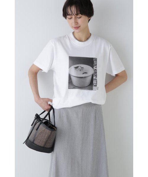 human woman(ヒューマンウーマン)/◆コラボＴシャツ/ホワイト1