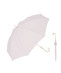 nifty colors(ニフティカラーズ)/ニフティカラーズ 長傘 nifty colors 傘 雨傘 大きい 60cm 8本 晴雨 兼用 UV 手動開閉 ピーチドロップ 60 1659/オフホワイト