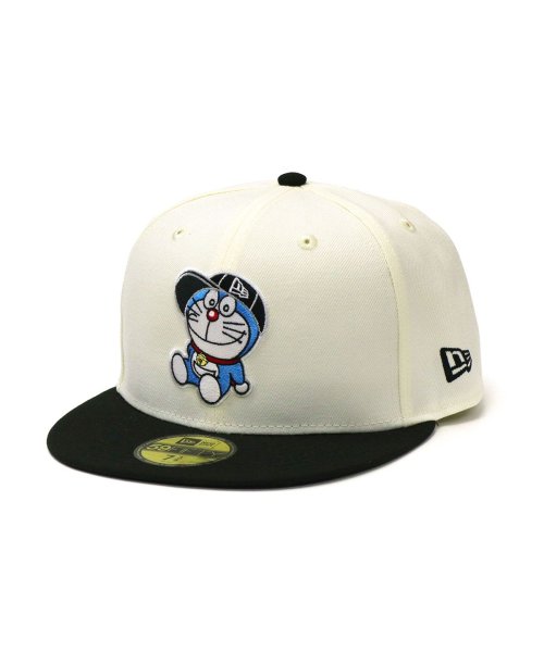 NEW ERA(ニューエラ)/正規取扱店 NEW ERA 帽子 深め 春夏 ニューエラ コラボ ベースボールキャップ 59FIFTY ドラえもん キャップ 5950 DORAEMON/ホワイト