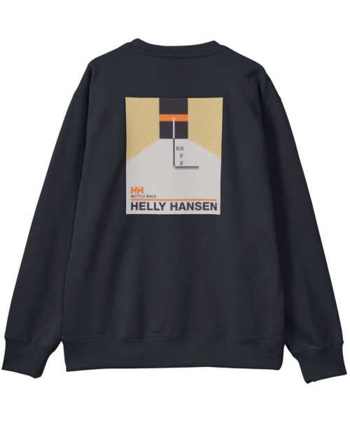 HELLY HANSEN(ヘリーハンセン)/HELLY　HANSEN ヘリーハンセン アウトドア ボトルバックグラフィックスウェットクルー/ブラック