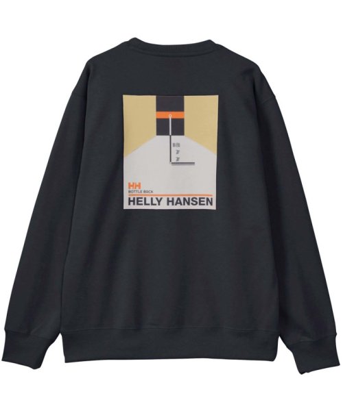 HELLY　HANSEN ヘリーハンセン アウトドア ボトルバックグラフィックスウェットクルー 