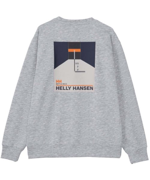 HELLY HANSEN(ヘリーハンセン)/HELLY　HANSEN ヘリーハンセン アウトドア ボトルバックグラフィックスウェットクルー/グレー