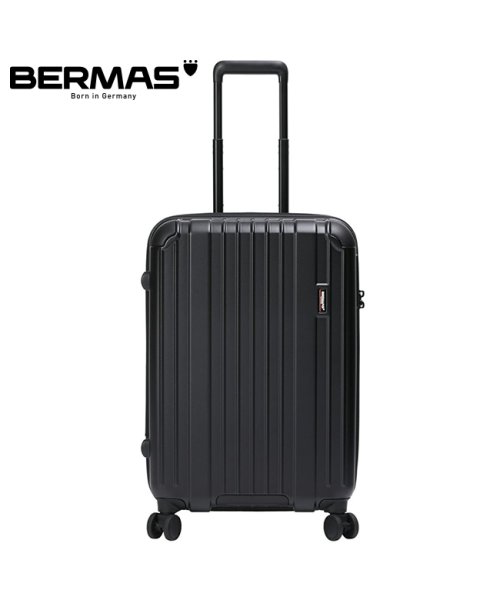 BERMAS(バーマス)/バーマス スーツケース Mサイズ 54L 軽量 中型 静音キャスター USBポート メンズ ブランド ヘリテージ2 BERMAS HERITAGE II 605/ブラック