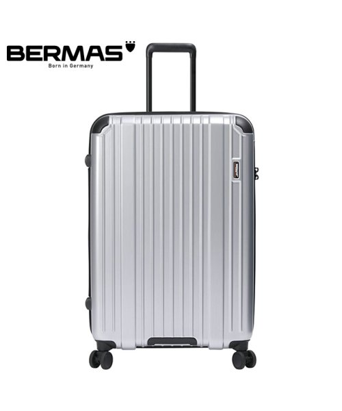 BERMAS(バーマス)/バーマス スーツケース Lサイズ 91L 軽量 大型 大容量 無料受託手荷物 静音キャスター USBポート ヘリテージ2 BERMAS 60532/シルバー