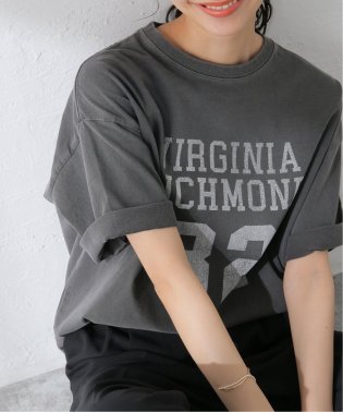 journal standard  L'essage /【32】ロゴピグメントTシャツ/505995484