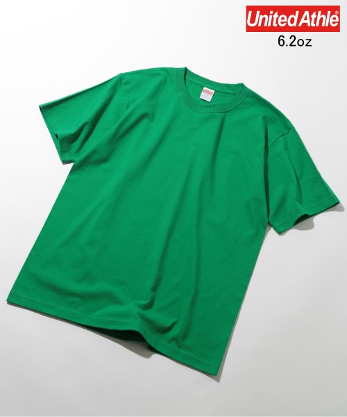 United Athle(ユナイテッドアスレ)/【UNITED ATHLE / ユナイテッドアスレ】6.2oz トップス 半袖 Tシャツ 推し活 カラバリ ユニセックス カラバリ プレミアム 5942/グリーン