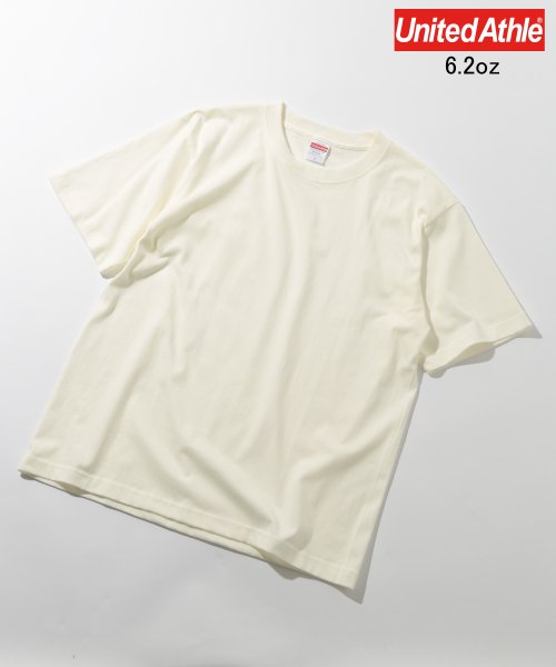 United Athle(ユナイテッドアスレ)/【UNITED ATHLE / ユナイテッドアスレ】6.2oz トップス 半袖 Tシャツ 推し活 カラバリ ユニセックス カラバリ プレミアム 5942/オフホワイト