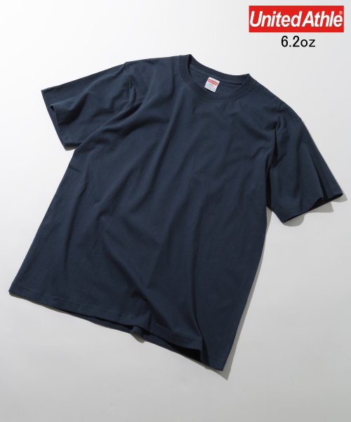 United Athle(ユナイテッドアスレ)/【UNITED ATHLE / ユナイテッドアスレ】6.2oz トップス 半袖 Tシャツ 推し活 カラバリ ユニセックス カラバリ プレミアム 5942/インディゴブルー