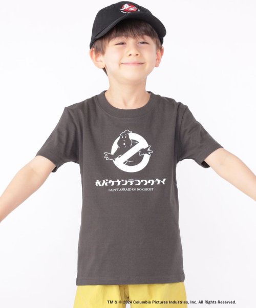 SHIPS KIDS(シップスキッズ)/GHOSTBUSTERS:100～140cm / オバケナンテコワクナイ TEE/ブラック