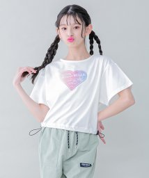 JENNI belle/【WEB限定】すそスピンドルショート丈Tシャツ/505995833