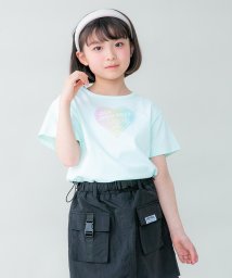 JENNI belle(ジェニィベル)/【WEB限定】すそスピンドルショート丈Tシャツ/ミント