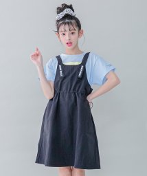JENNI belle(ジェニィベル)/【WEB限定】タフタジャンパースカート/ブラック