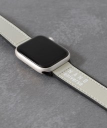 nano・universe(ナノユニバース)/Apple Watch Band 49/45/44/42mm nano universe [PUレザーバンド]/ライトグレー