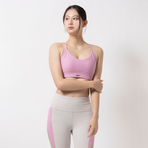 Reebok(Reebok)/ラックス ストラッピー スポーツブラ / LUX STRAPPY SPORTS BRA /ピンク