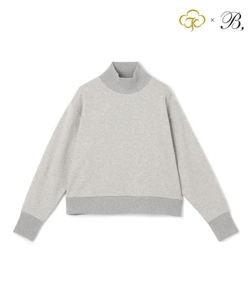 BEIGE，(ベイジ，)/Organic Cotton Sweat / Hi－neck Tops スウェット/TOPGRAY