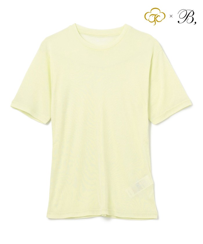 BEIGE Washable Silk / Short Sleeve T ショートスリーブ LIME M BEIGE Washable Silk / Short Sleeve T ショートスリーブ LIME M