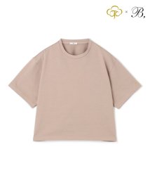 BEIGE，(ベイジ，)/Organic Cotton / Cropped Short Sleeve T トップス/TAUPE