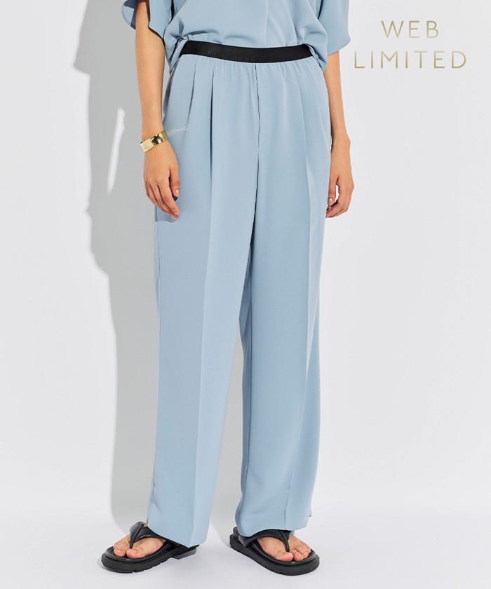 BEIGE 【好評につき追加生産決定！・ WEB限定】ANDRE / ワイドパンツ SAX 4