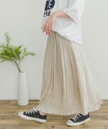 ITEMS URBANRESEARCH(アイテムズ アーバンリサーチ（レディース）)/シャイニープリーツスカート/IVO