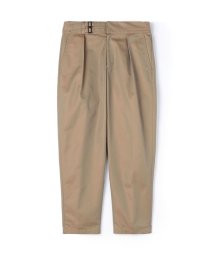 TOMORROWLAND MENS(TOMORROWLAND MENS)/コットンポリエステル ダブルバックルパンツ/45ベージュ