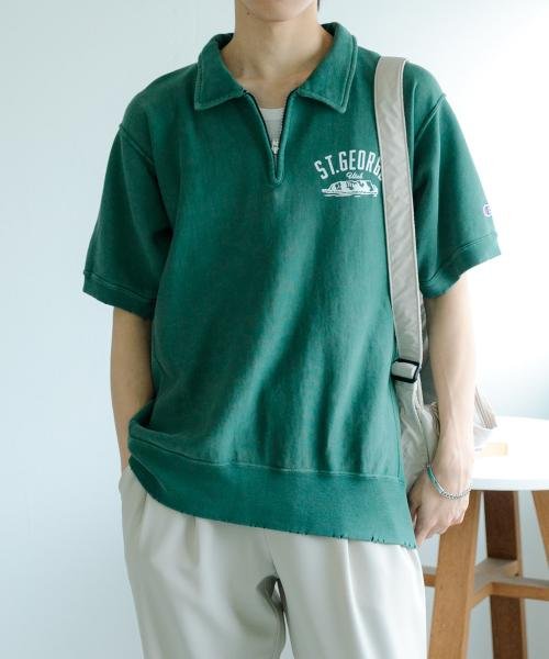 SENSE OF PLACE by URBAN RESEARCH(センスオブプレイス バイ アーバンリサーチ)/Champion　REVERSEWEAVE T－SHIRTS B/GREEN