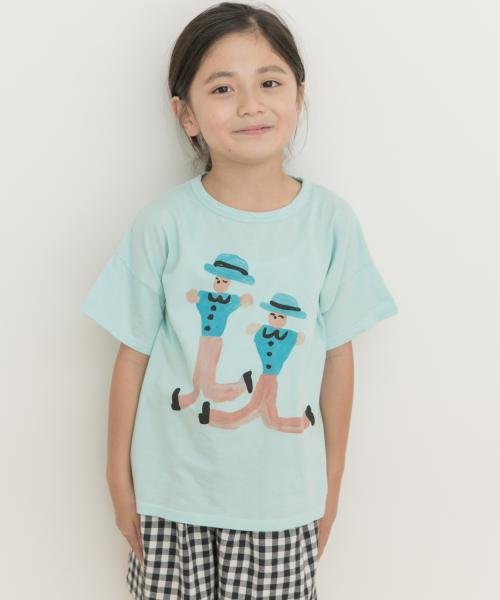 URBAN RESEARCH DOORS（Kids）(アーバンリサーチドアーズ（キッズ）)/BOBO CHOSES　Dancing Giants t－shirts(KIDS)/BLUE